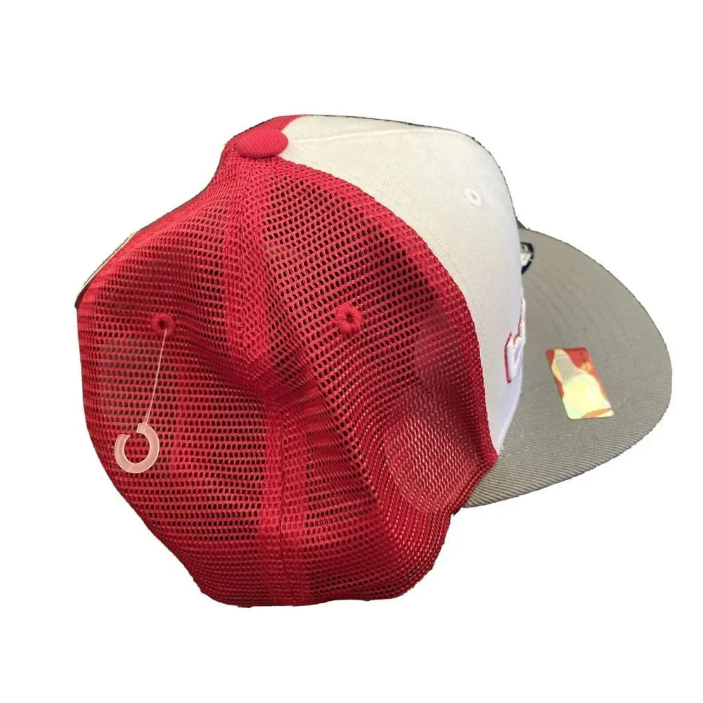 Ohio State Buckeyes‎ Flat Brim OSU Adjustable Snapback Trucker Mesh Hat Cap NCAA